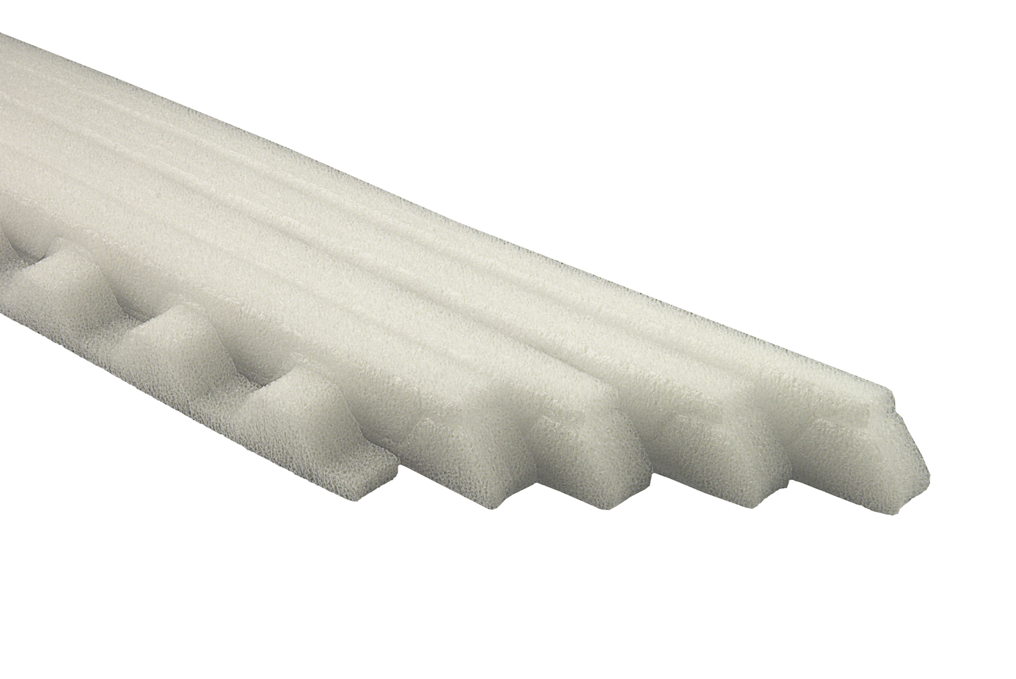 TÄTNINGSLIST GOP ESSLON VIT PLASTTAK KORRUGERAD 75/20 10ST - gop