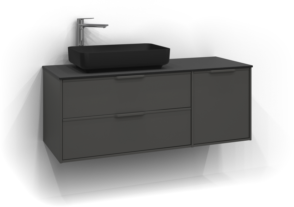 BÄNKSKIVA EPOS SIRIUS VÄNSTER 121X46X1,2CM - Svedbergs