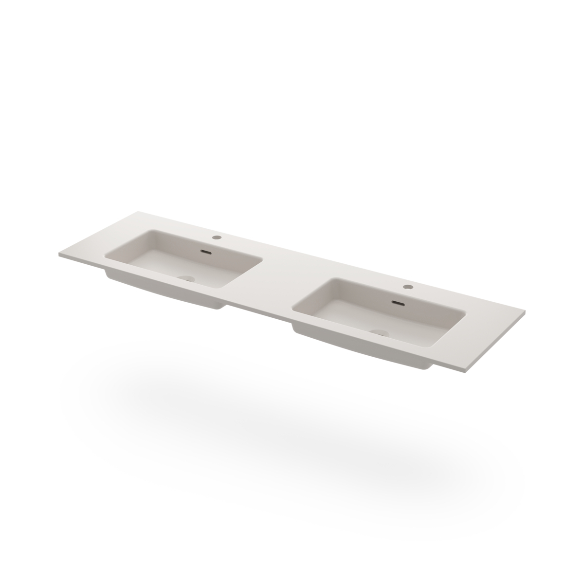 TVÄTTSTÄLL ISE VIT MATT DUBBEL159,8X46X13,7CM - Svedbergs