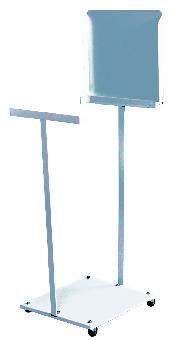 SOPSÄCKSVAGN MED HEL BOTTENPLATTA 125L - 