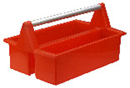 VERKTYGSLÅDA 2 FACK 410X255X210MM