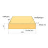 YTTERPANEL G4-2 SLAMFÄRGSMÅLAD GRAN 22X120 5400