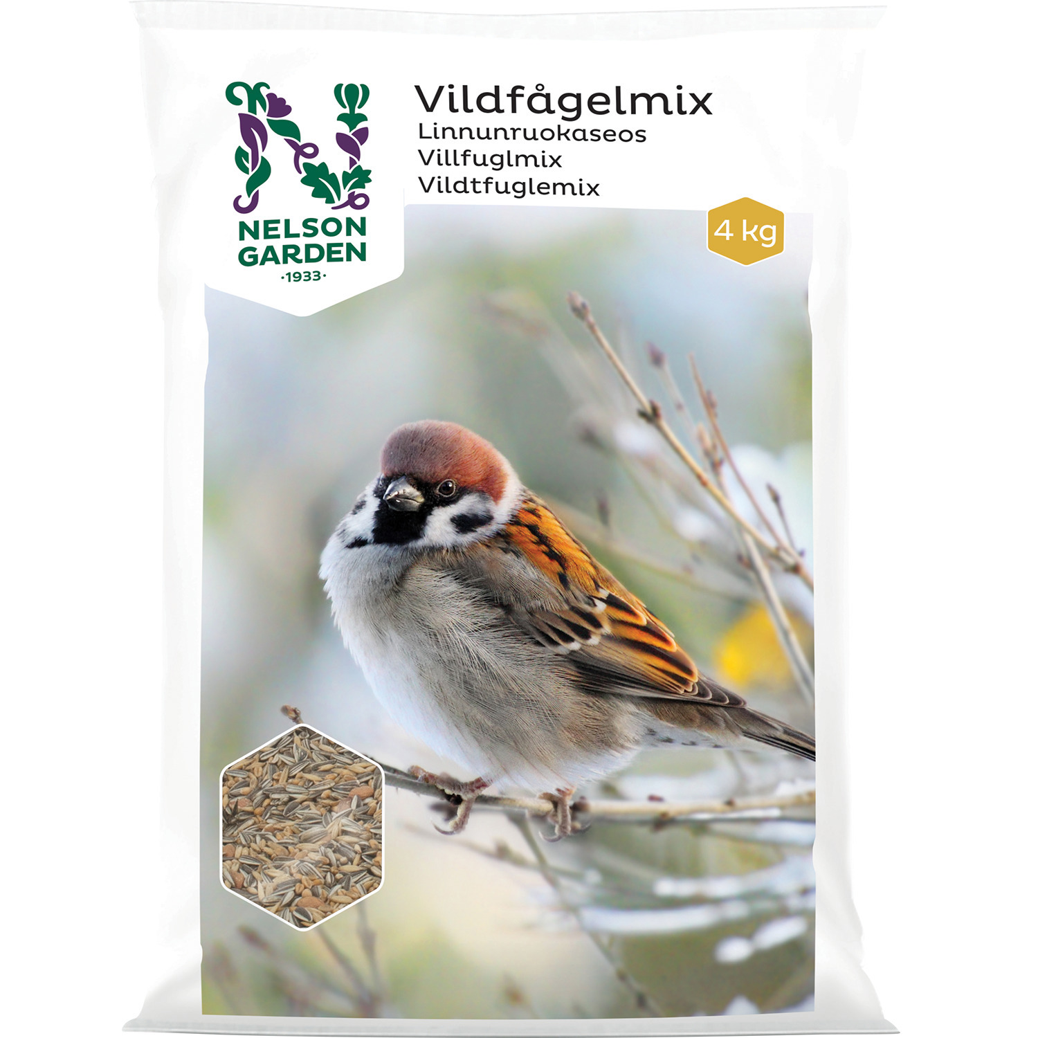 FÅGELMAT VILDFÅGEL 2434 4ST - 