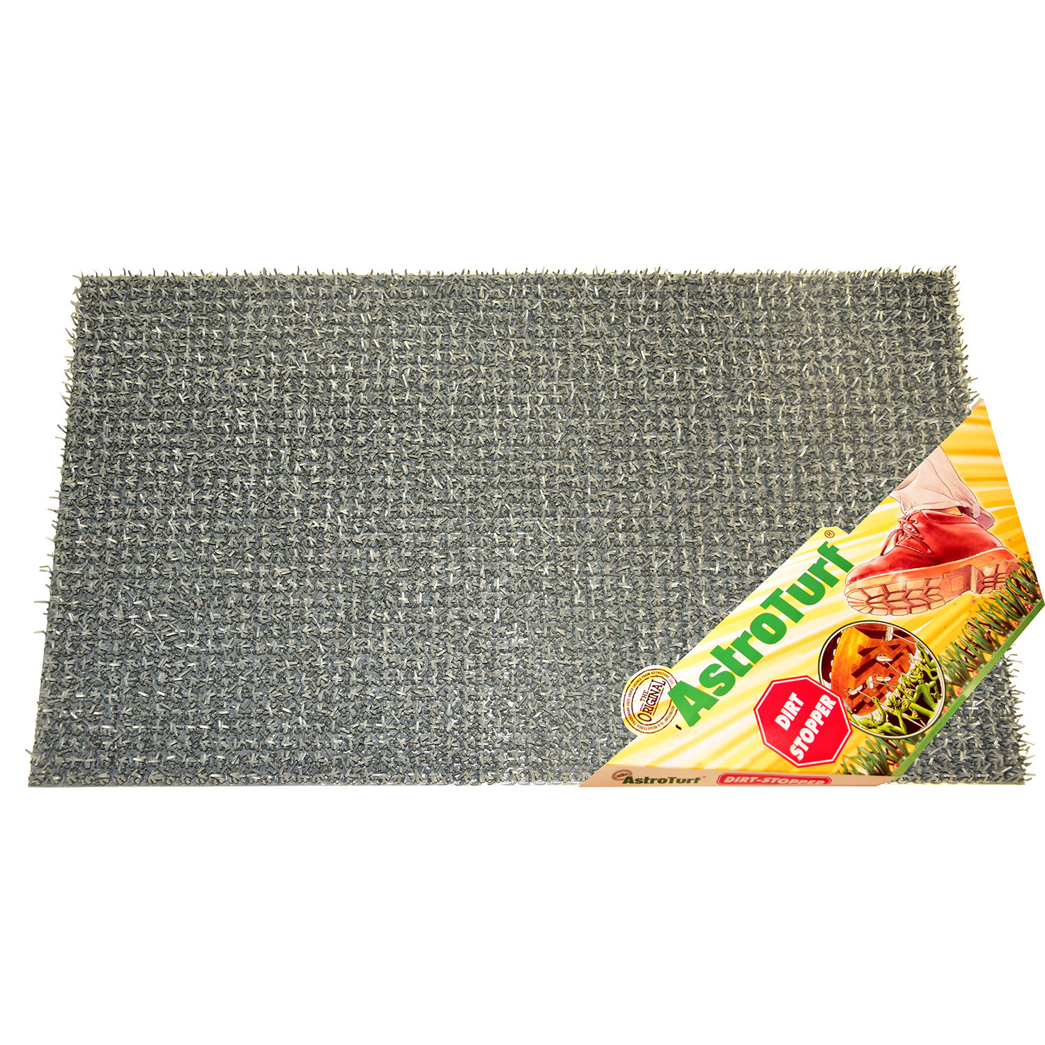 MATTA ASTRO TURF 4 SILVERGRÅ ENTREMATTA - 