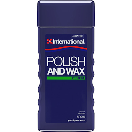 Förpackning av International Polish and Wax Protect, 500 ml, AkzoNobel.