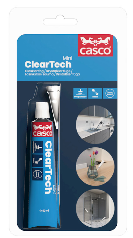 LIM/FOGMASSA CASCO CLEARTECH MINI TRANSPARENT 40 ML