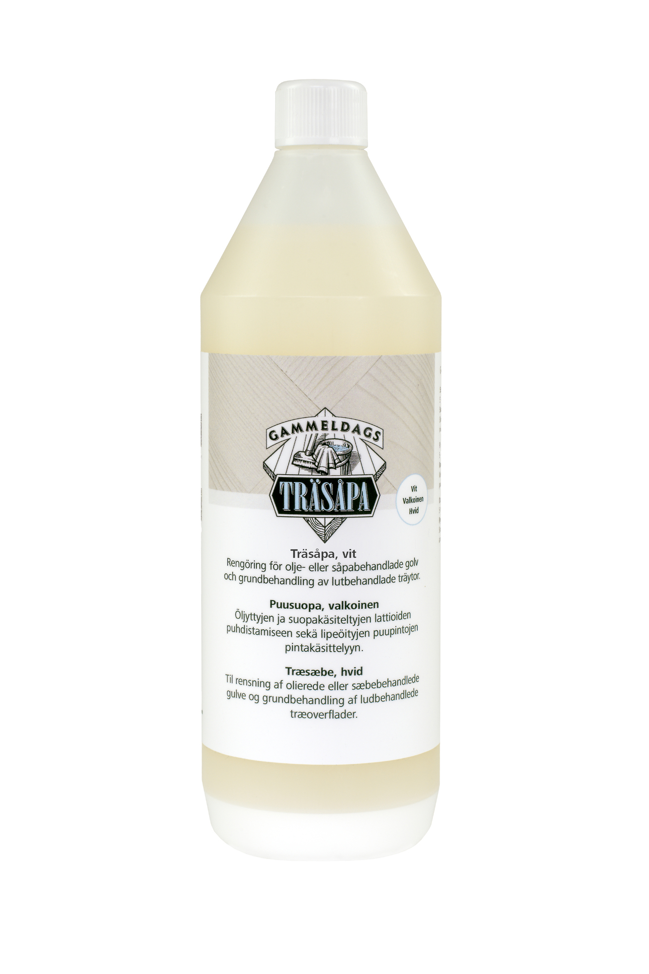 TRÄSÅPA GAMMELDAGS VIT - Gammeldags Träsåpa