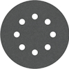 Rundt sliprondellblad med åtta hål.