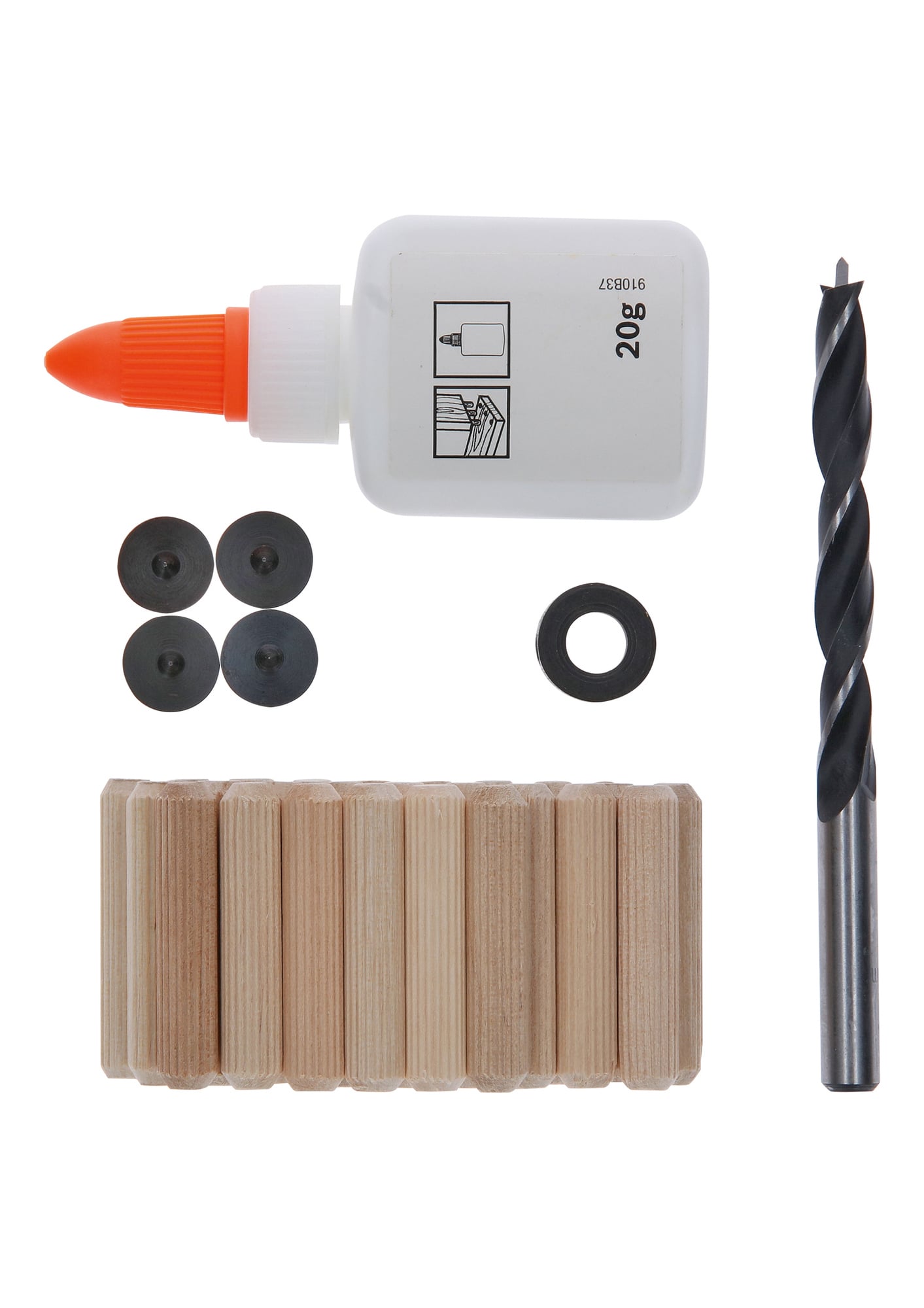 TRÄPLUGGSET BOSCH 8MM 32 DELAR 40MM LÄNGD - Bosch