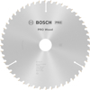 Cirkelsågklinga med Bosch-logo och texten "PRO Wood".