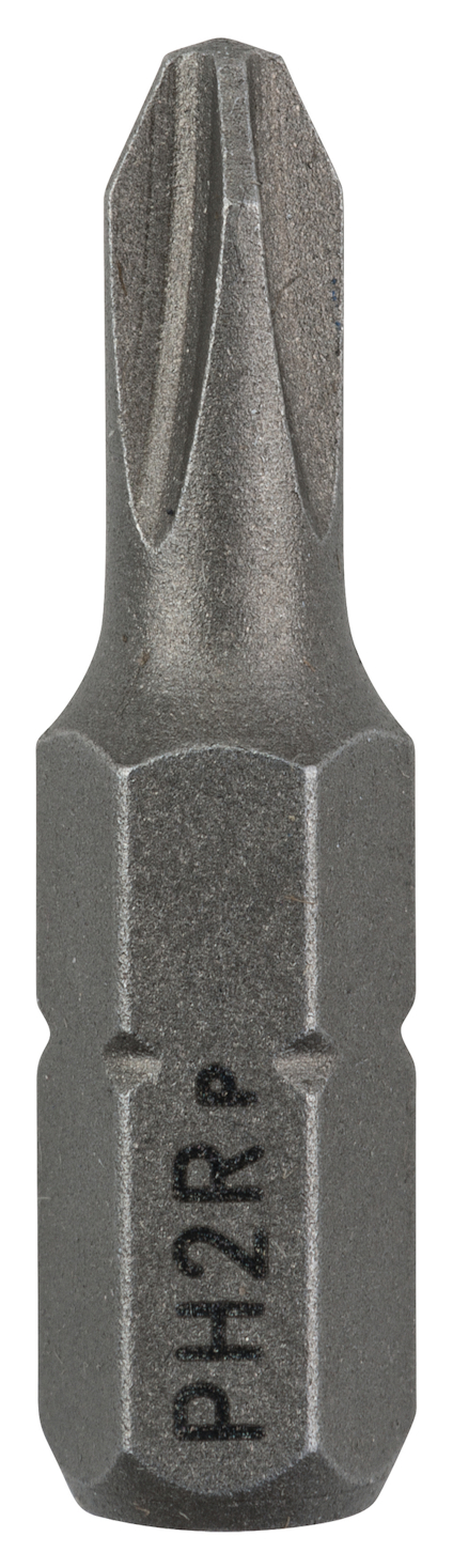 Stjärnskruvbits med texten "PH2R" präglad på sidan.