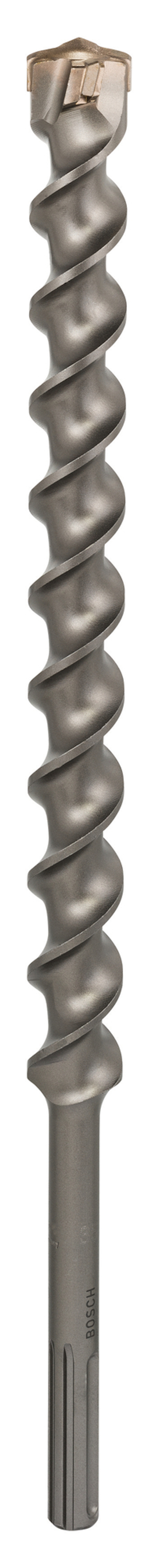 Spiralformad borr med tungstenspets och SDS-fäste.