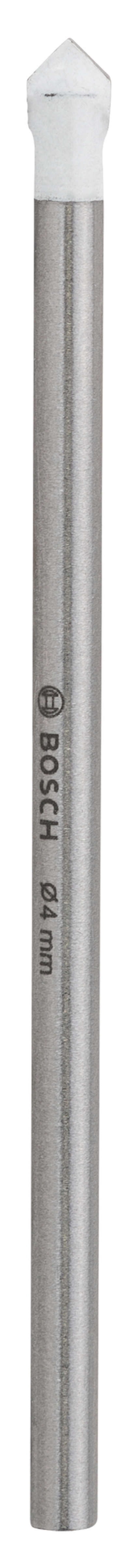 Borr av märket Bosch med en vit spets och en text som visar "Ø 6 mm".