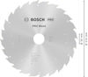 Cirkelsågsklinga från Bosch för trä, silverfärgad, med måtten ø 210 mm x 30 mm och 24 tänder.