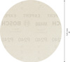 Rundt sandpapper med tryckt text "EXPERT Bosch P240", 125 mm i diameter.