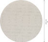 Beige cirkelformat stycke med texturen av slipmaterial, diameter 225 mm.