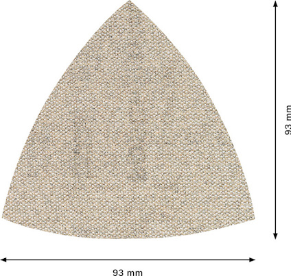 Treformats slippapper, storlek 93 mm x 93 mm.