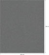 Rektangulärt grått sandpapper med måtten 230 mm x 280 mm.