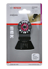 Bosch ATZ 52 SC HCS Starlock multi-tool blade in packaging, compatible with Bosch, Fein, and other multitools.