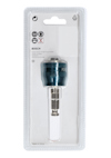 Förpackad Bosch Power Change Adapter med plastfäste och borstlös design.