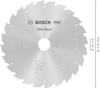 Rund sågklinga från Bosch med text "PRO Wood", diameter 216 mm.