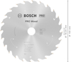 Cirkelsågklinga för trä med Bosch-logotyp, 150 mm diameter, 16/20 mm hål, max 6000 rpm, tillverkad i Kina.