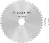 Cirkelsågblad med text "Bosch Pro Wood", diameter 190 mm, 48 tänder, för träbearbetning.