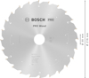 Cirkelsågklinga märkt "BOSCH PRO Wood" med 30 mm håldiameter och 216 mm klingdiameter.