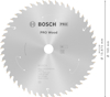 Cirkelsågklinga med texten "Bosch PRO Wood", 165 mm diameter, 52 tänder.
