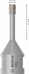 Borr med 6 mm diameter och 30 mm längd. Bosch Pro-logotyp synlig.