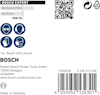 Bosch Expert SDS plus-3 förpackning med QR-kod, säkerhetsikoner och streckkod; tillverkad i Tyskland.