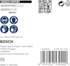 Förpackning med Bosch Expert borrbits. Innehåller QR-kod, Bosch-logotyp, CE-märke och streckkod. Tillverkad i Tyskland.