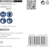 Förpackning med Bosch Expert-logotyp, QR-kod, streckkod och text om Bosch Power Tools GmbH, Tyskland.