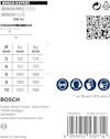 Förpackning och specifikationer för Bosch Expert borr, varumärke Bosch.