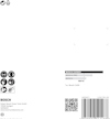 Förpackning med Bosch Expert och QR-kod. Innehåller varningssymboler och företagsinformation. Tillverkad i Schweiz.