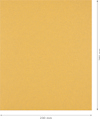Sandpapper, gulaktigt, 230 mm brett och 280 mm långt.