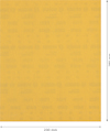 Gul sandpapper 230 mm x 280 mm.