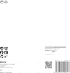 Förpackning med Bosch-logotyp, text och olika symboler. Streckkod och QR-kod längst ner till höger.