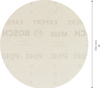 Slippapper i rund form med text "Bosch", "P240" och "150 mm", samt en pil som markerar diameter.