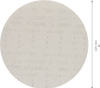 Rund sliprondell, beige färg, med textur. En pil visar längden 225 mm.