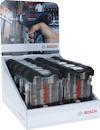 Verktygsset i Bosch-förpackning med skruvdragartillbehör och logotyp.