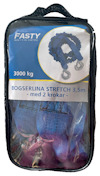 Förpackning med bogserlina stretch 3,5m, 3000 kg, med 2 krokar, från Fasty.