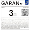 GARAN 3 365 följt av garantin på flera språk och en EU-symbol till höger.